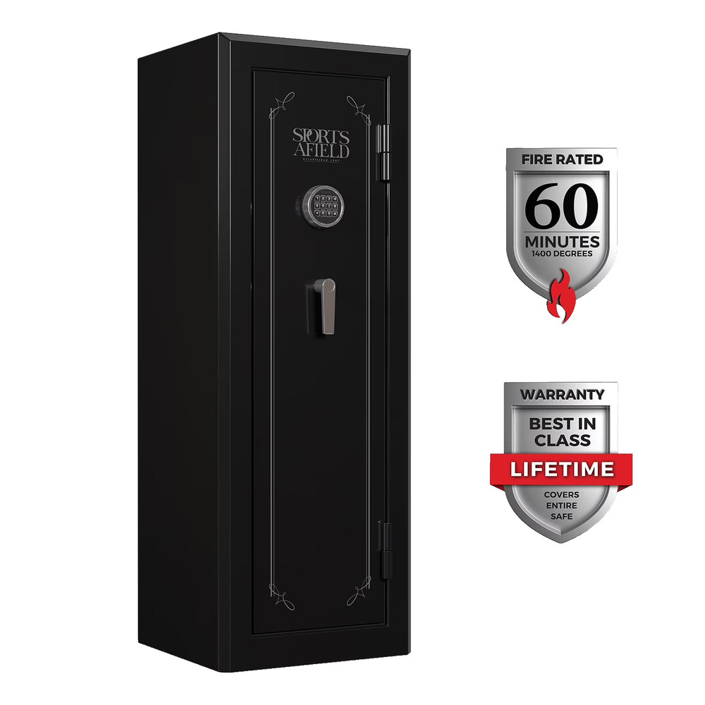 Sports Afield 18-Gun Fireproof Safe with Electronic Lock