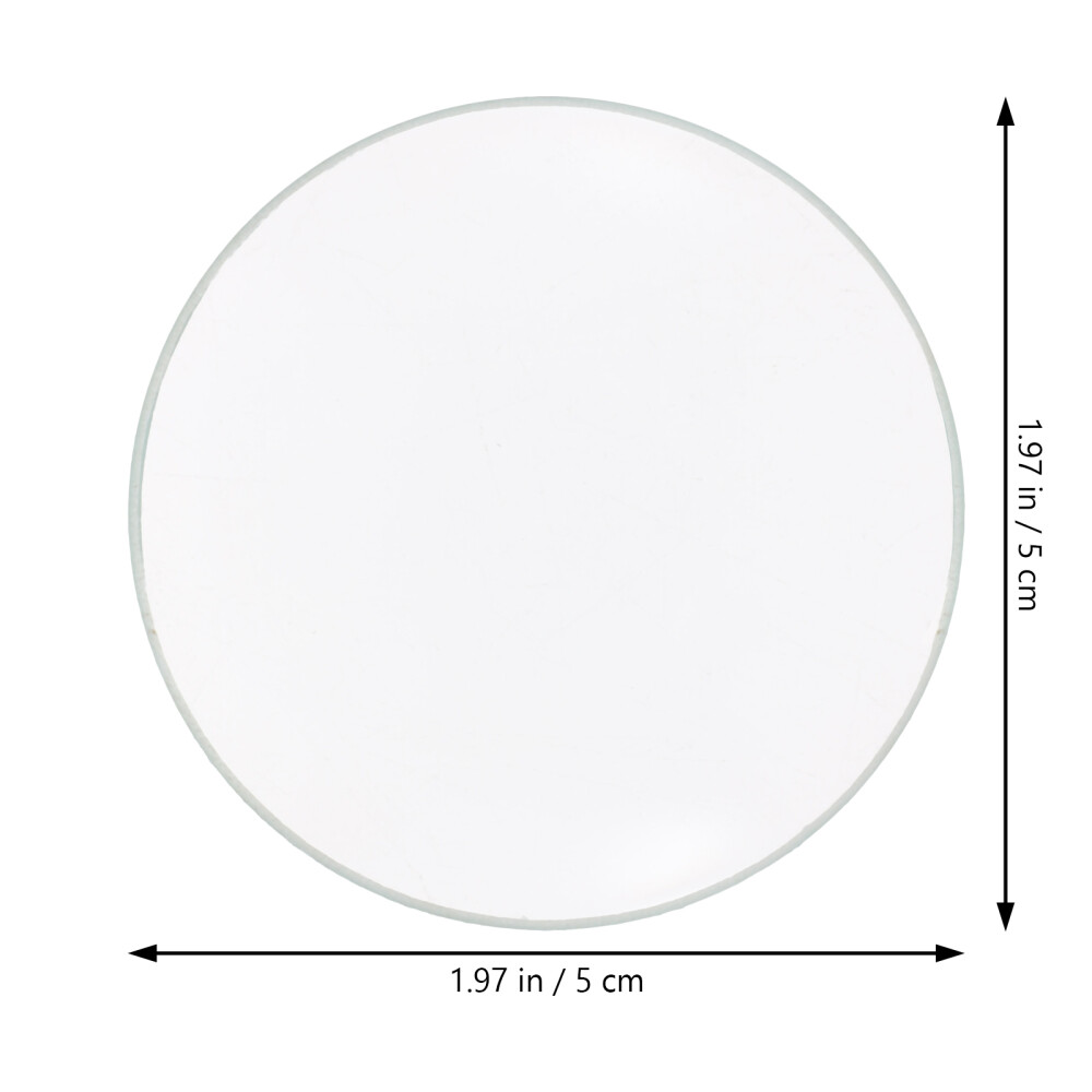 Optical Glass Lens 50mm Diameter Accessory Teaching Tool Experiment Tool