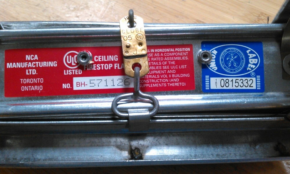 NCA BH571126 CEILING FIRESTOP, 7.5" X 6.5"