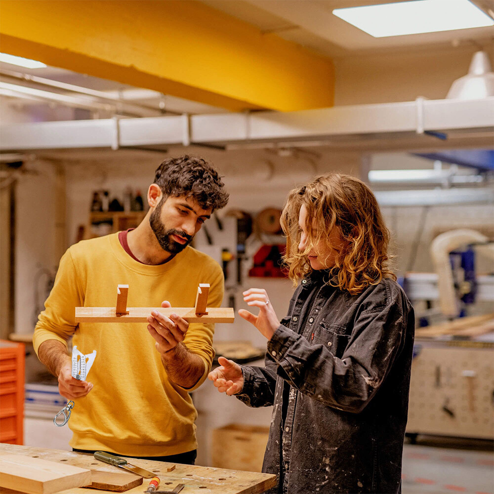 Portable Precise Thread Size Checker Keychain Bolt Size Checker Keychain Manual