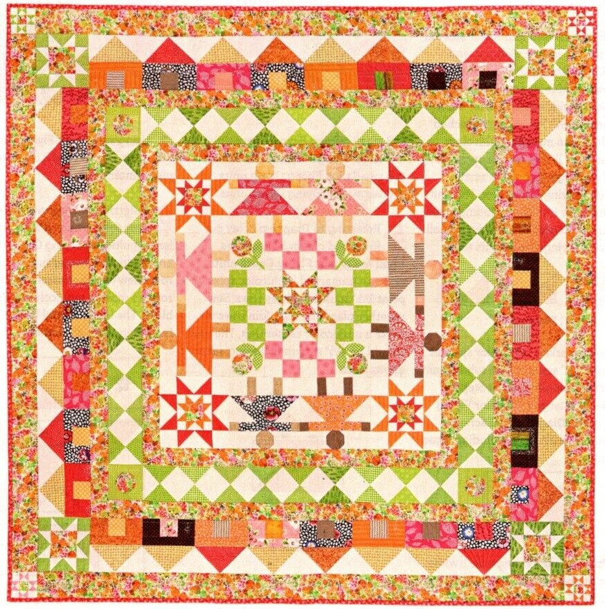 Stitching Together Quilt Pattern Pieced/Applique KZ
