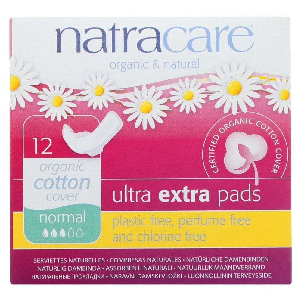 Ultra Extra Pads W/wings - Normal - 12 Count