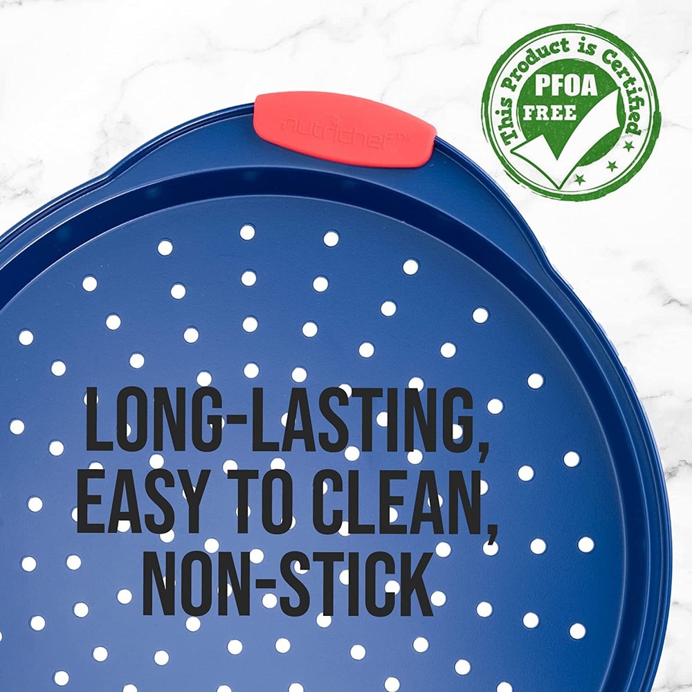 Nutrichef BKNCSBSBL8PIZZAP Pizza Pan