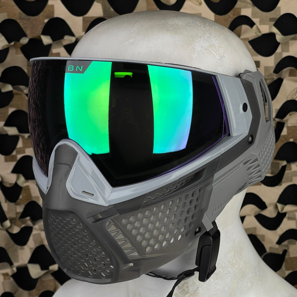NEW Carbon CRBN Zero Pro Paintball Mask (Less Coverage) - Ghost - Leaf Mirror
