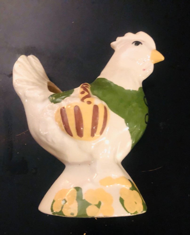 Vintage Kitchen Farmhouse Decor Ceramic Chicken Wall Pocket