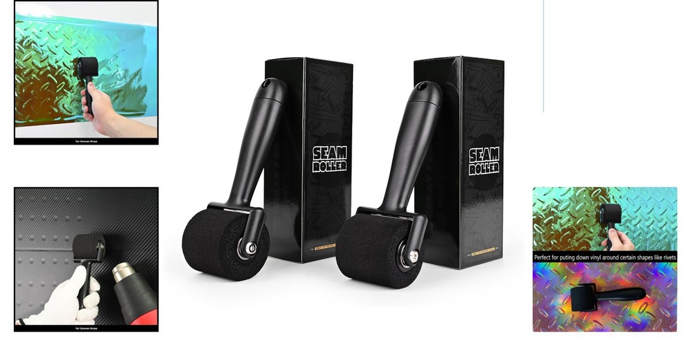 2PCs Professional Quality Sponge Seam Rollers - Enhance Your Crafting Experience