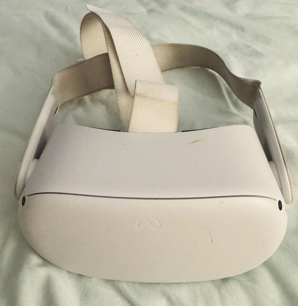Meta Quest 2 VR Headset Only, Missing Face Cushion, Not Charging