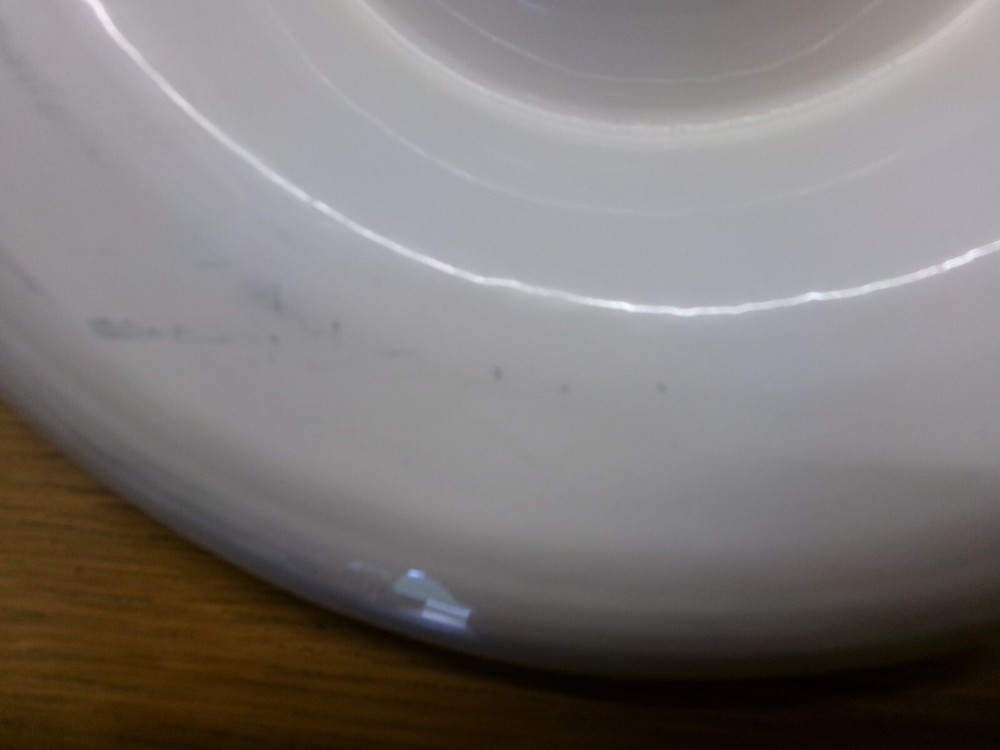 Large, Ceramic Serving Dish, by Johanna Watts 2009, Chips & Dips, signed. H2