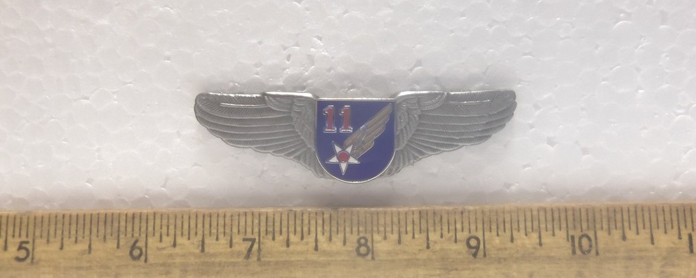 Large US Air Force - 11th Air Force Wings Pin