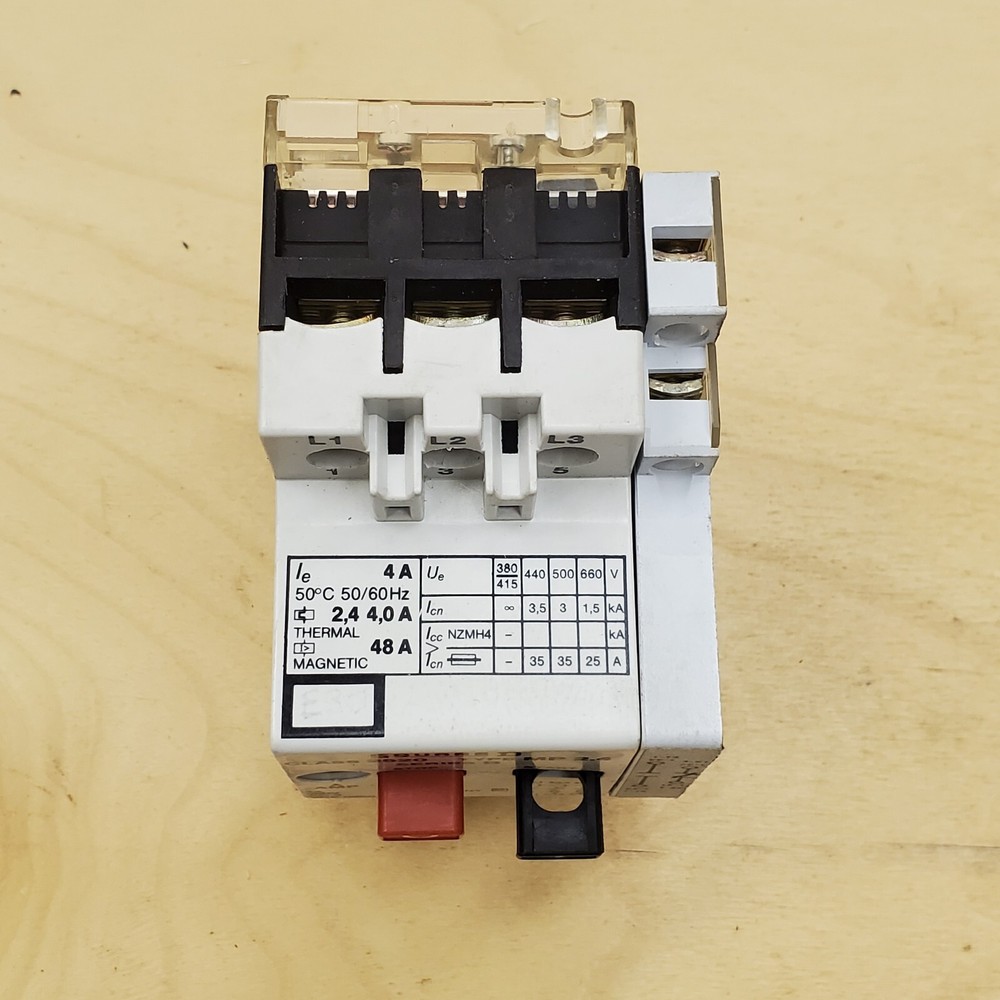 Square D Class 2520 Type MP 2.4 Series B 2.4-4 A Manual Motor Starter Switch