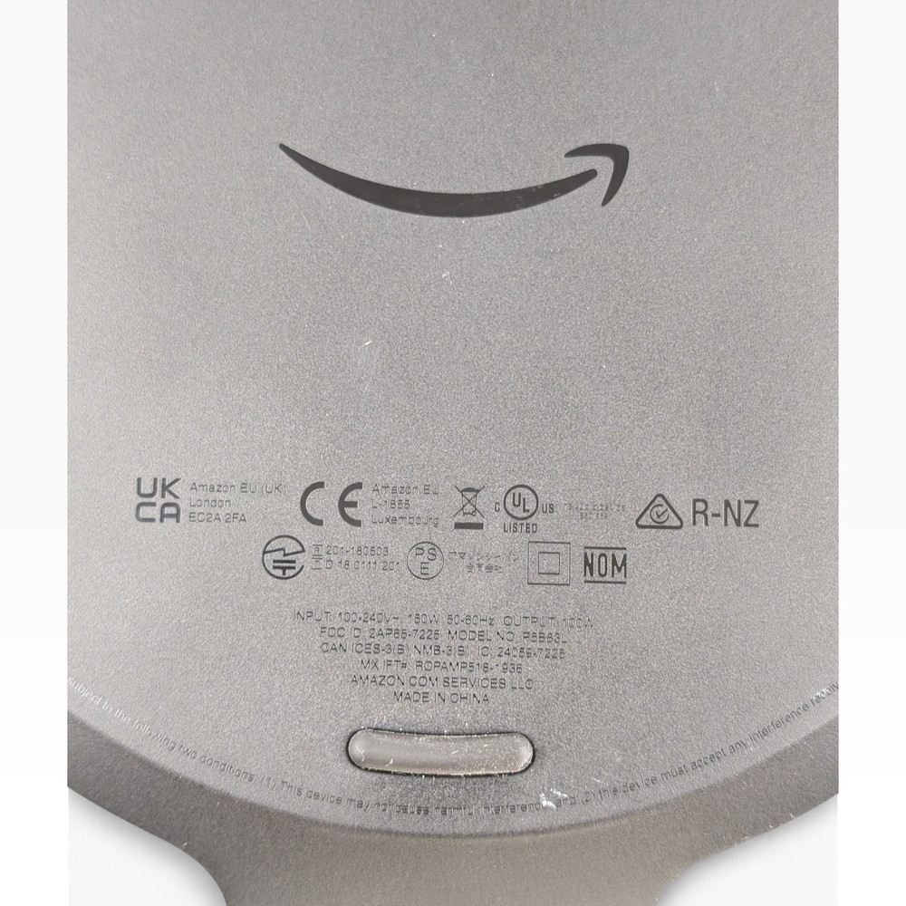 Amazon 100W Echo Sub Wireless Smart Speaker P5B83L Working W/Power Cable Reset