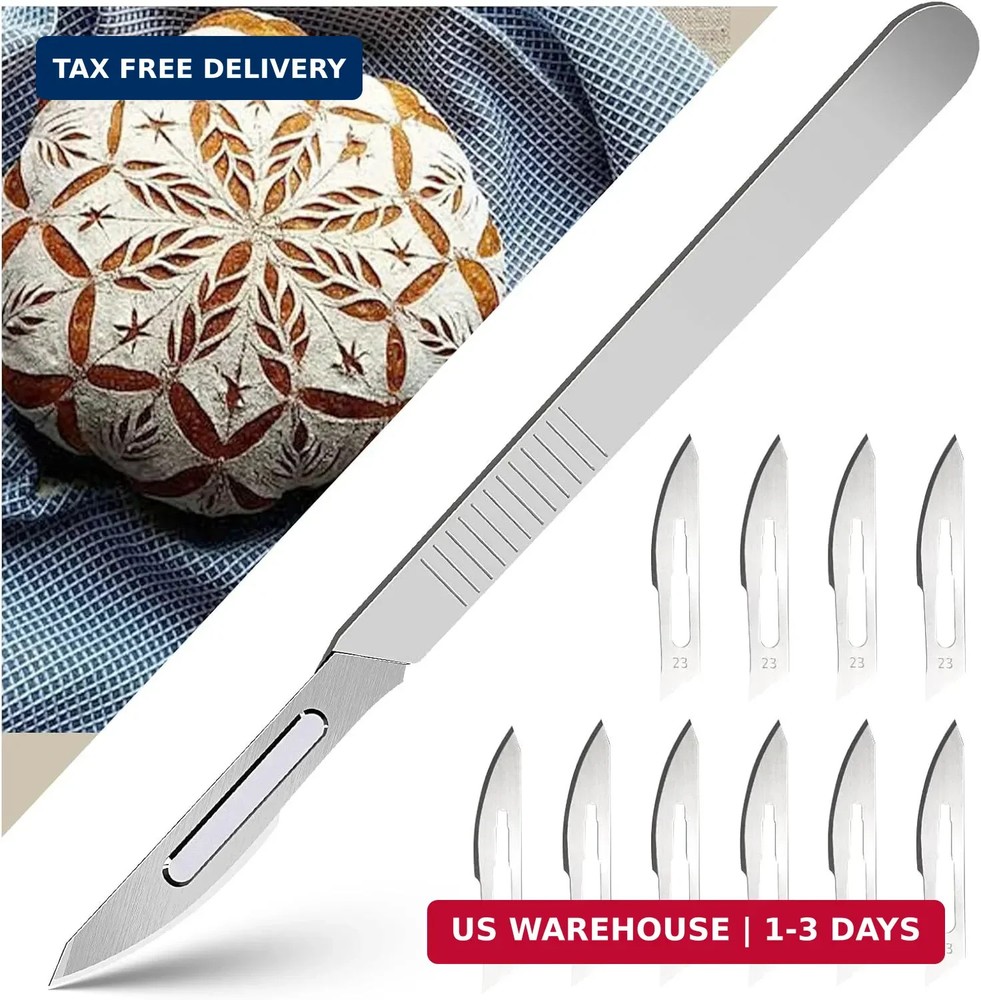 Bread Lame & Sourdough Scoring Tool - Professional Bread Scoring Tool with 10 Ul