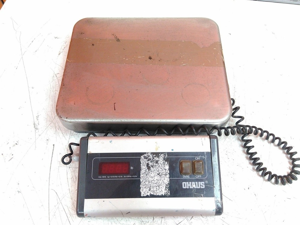 Ohaus D10-00 100lb Platform Digital Scale