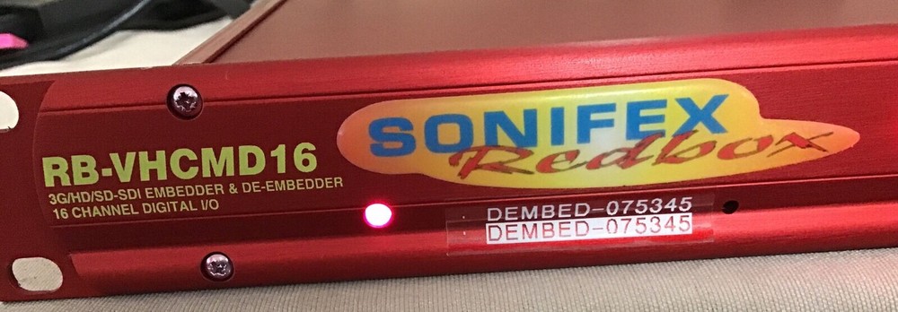 SONIFEX REDBOX RB-VHCMD16 Embedder & De Embedder 3G/HD/SD - SDI