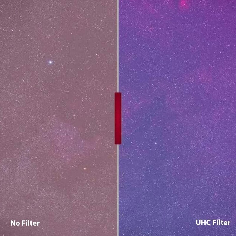 Reduce Light Pollution with UHC Filter 1.25" for City Observations Filter