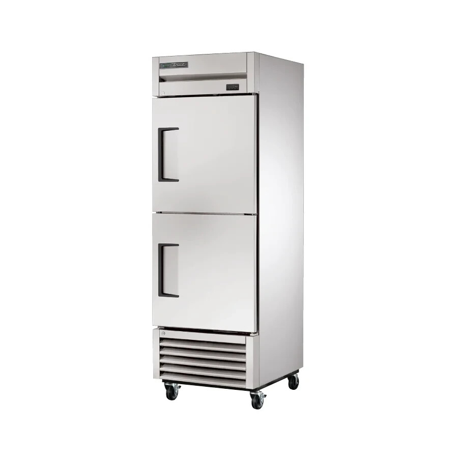 True TS-23-2-HC 27" One Section Reach-In Refrigerator w/ 2 Solid Half Doors, ...