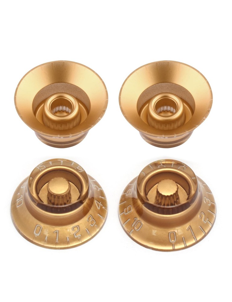 Metallor Electric Guitar Top Hat Knobs Speed Volume Tone Control Knobs Compat...