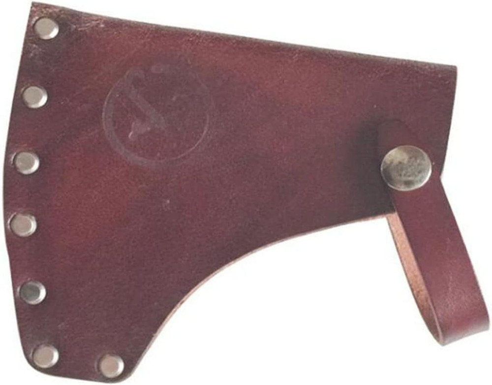 1Pack Leather Axe Head Sheath Durable Leather Sheath Lumberjack Outdoors Work Es