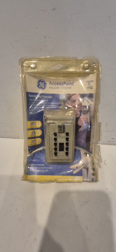 GE Access Point Key Safe Hidden Spare Key Security Lock Wall Mount