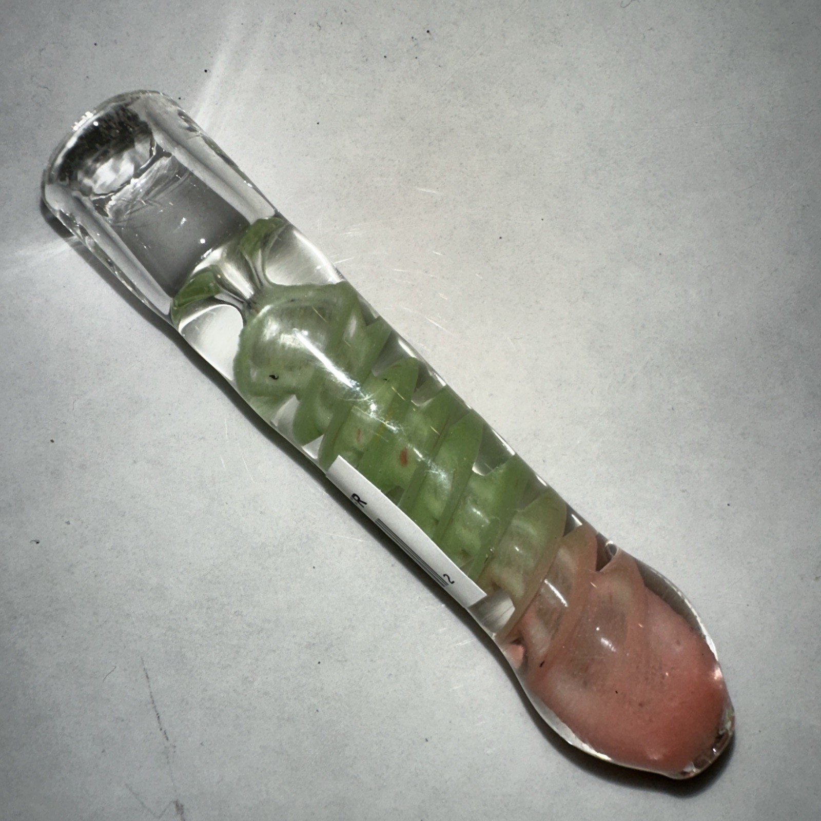 😎 8 PCS 🧡TOBACCO SMOKING PIPE ONE HITTER GLASS CHILLUM 💚 RANDOM COLOR