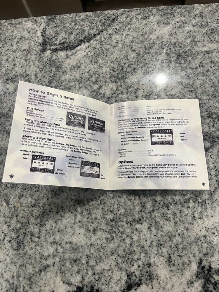Resident Evil 2 PS1 Manual