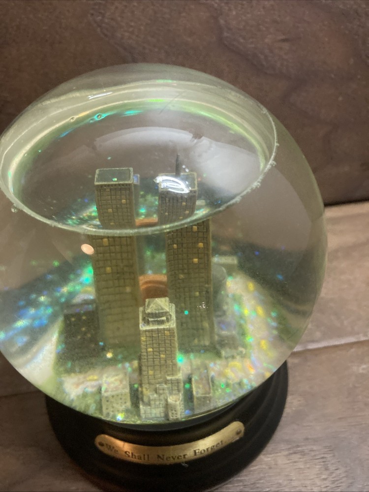 Twin Towers Snow Globe Musical