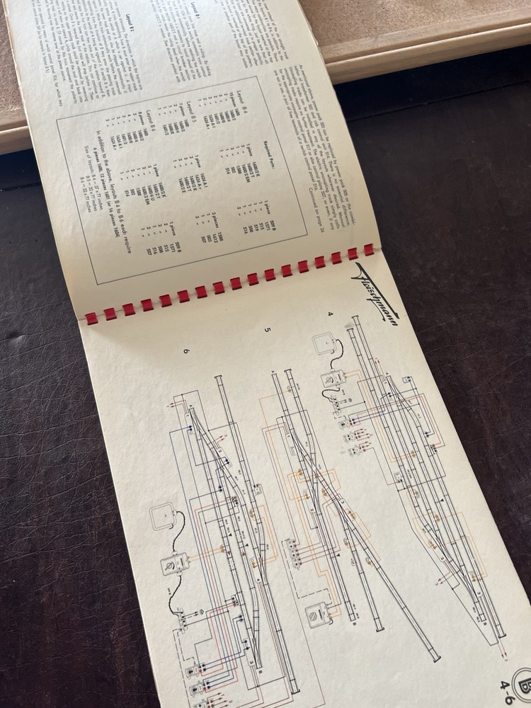 Vintage Fleischmann HO Model Train Track Layouts Book