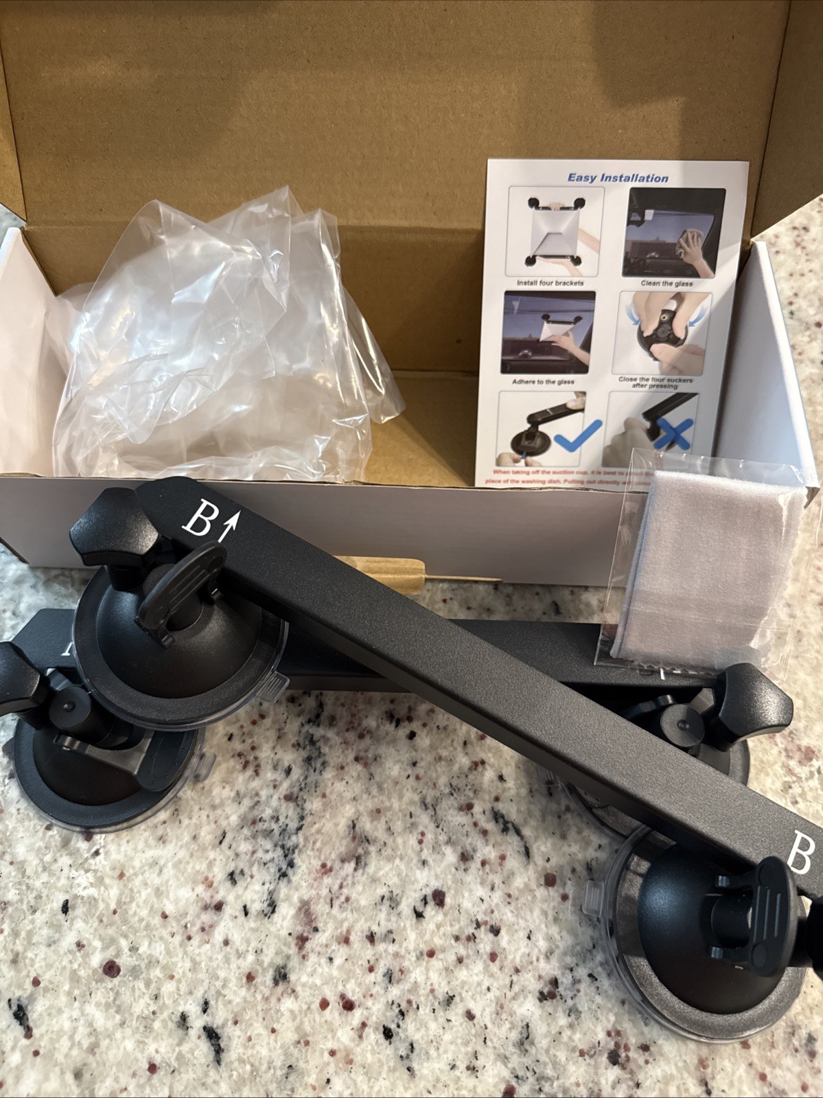 Starlink Mini Suction Cum Mount for Sunroofs, Windows- RVs, Cars, Boats - Strong