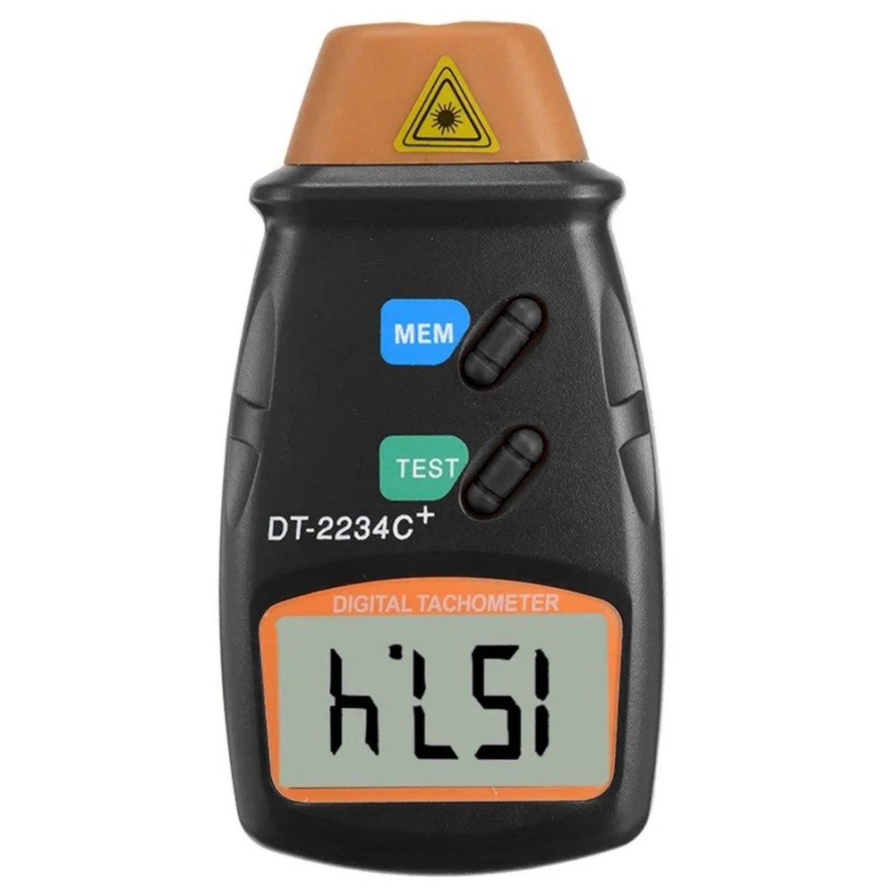 Non Contact Tachometer Digital for Motor RPM with Memory Function LCD Screen
