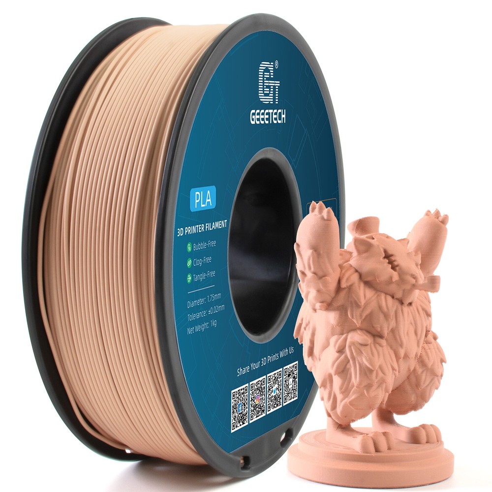 Geeetech 3D Printer 1.75mm Matte PLA 3D Printer Filament Consumables Terracotta