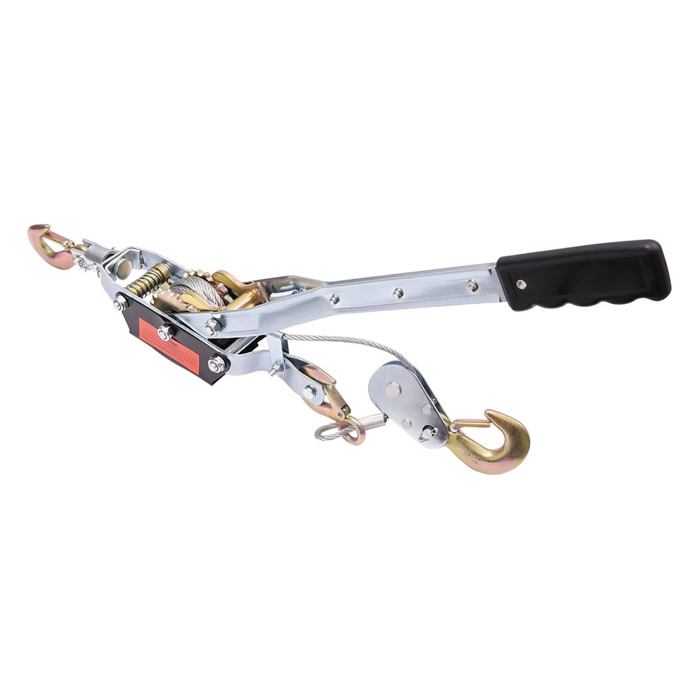 Puller Tightener Heavy Duty Cable Winch Power Puller with Hooks 5 Tons /11023lbs