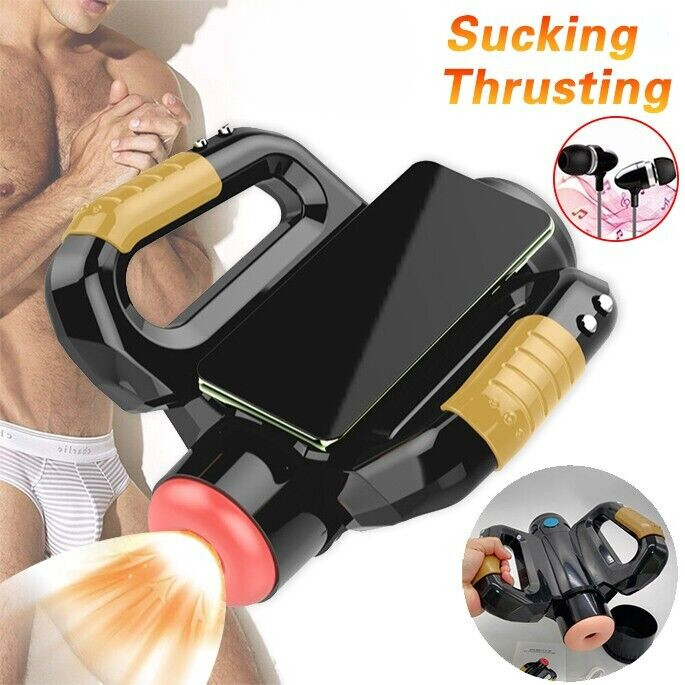 Male Vibrator Masturbators Automatic Handsfree Thrusting Cup Stroker Lubricants