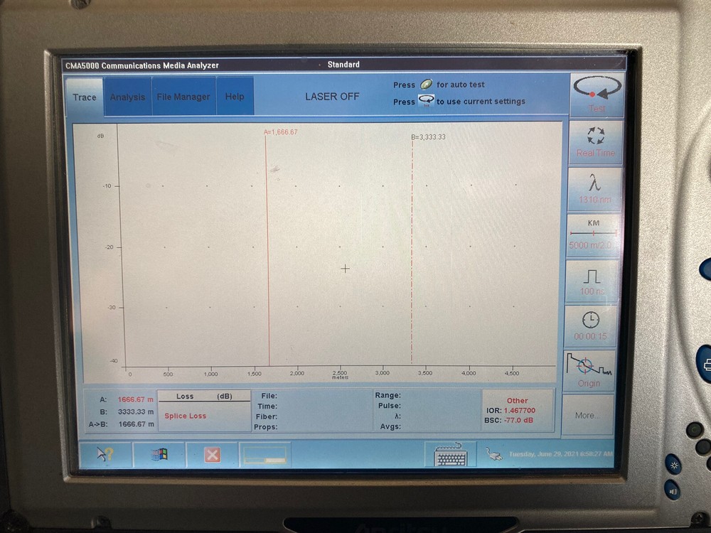Anritsu CMA5000 Optical Spectrum Analyser