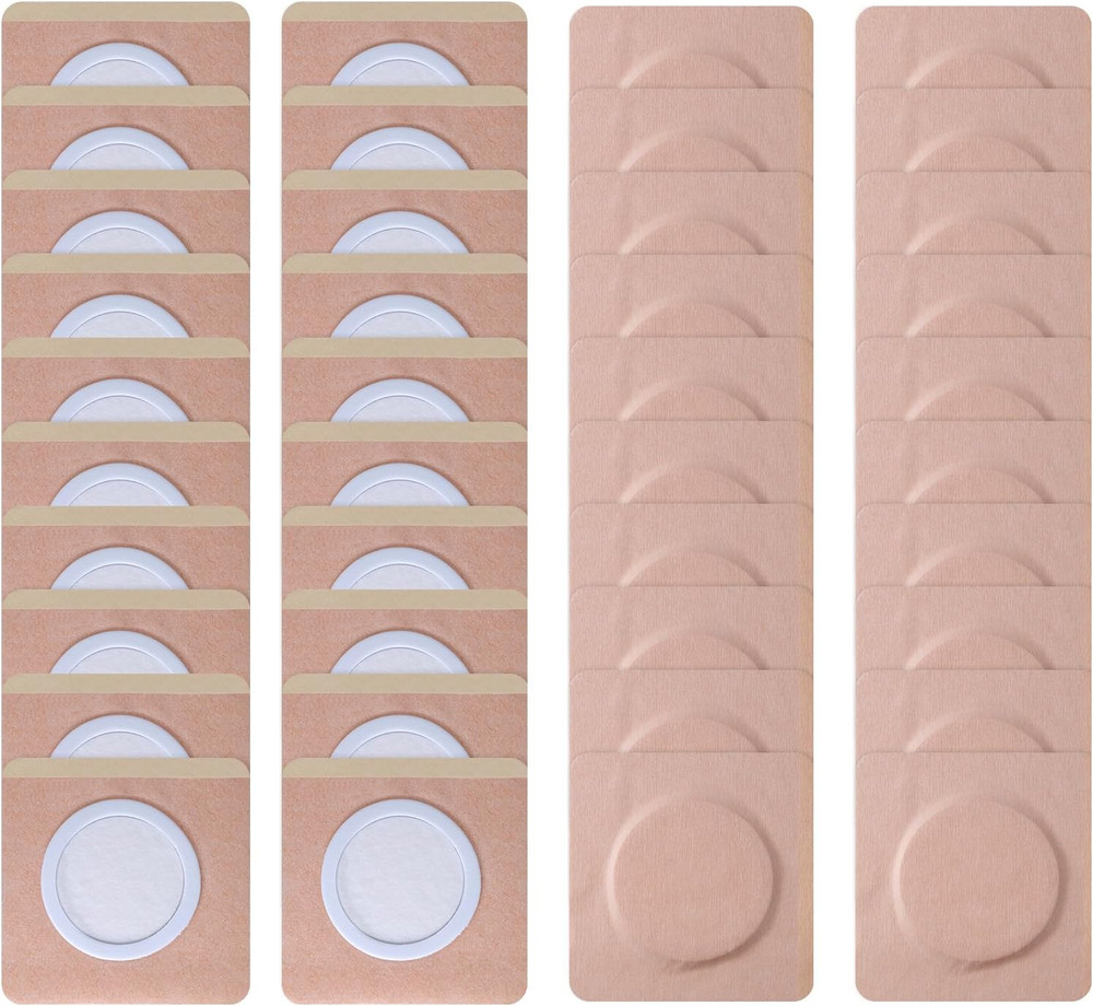 40Pcs Disposable Castor Oil Belly Button Patch | 3.15"*3.15" Highly Absorbent |