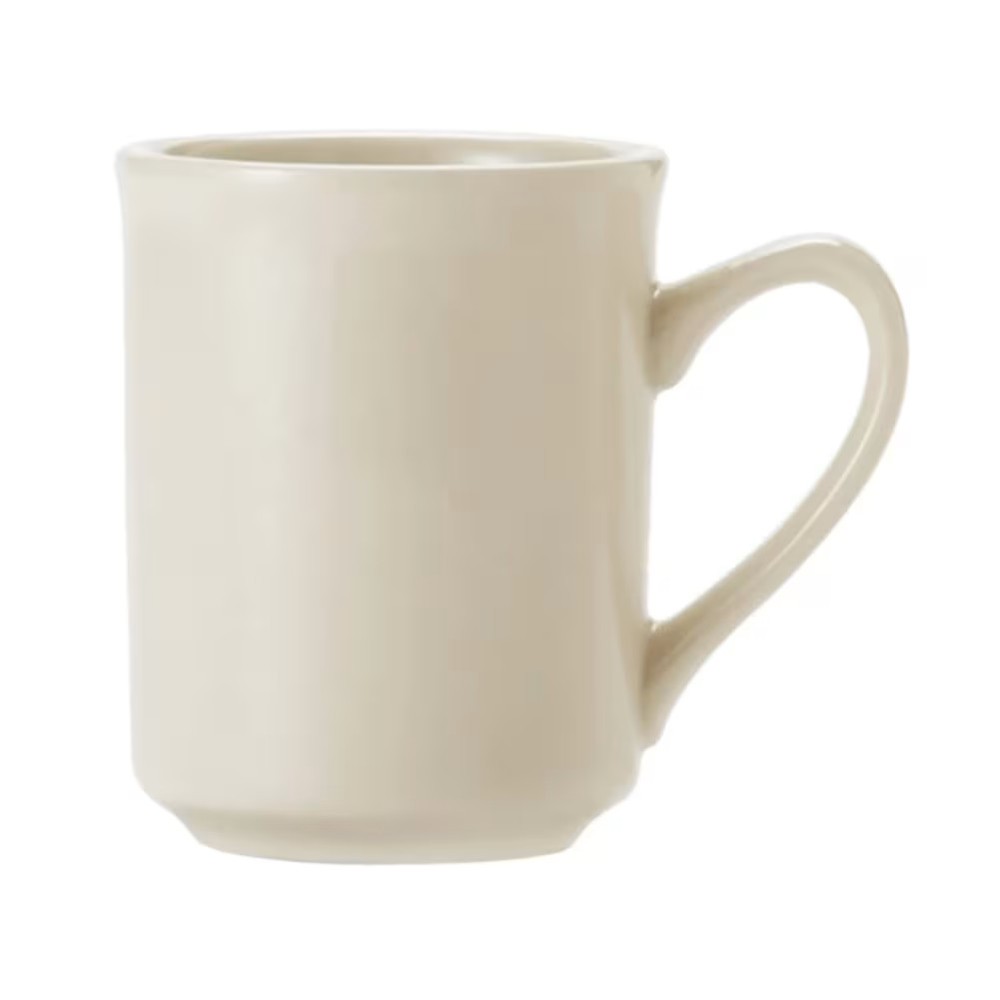 World Tableware 740-901-080 White Delmonico 8 Ounce Mug - 36 / CS