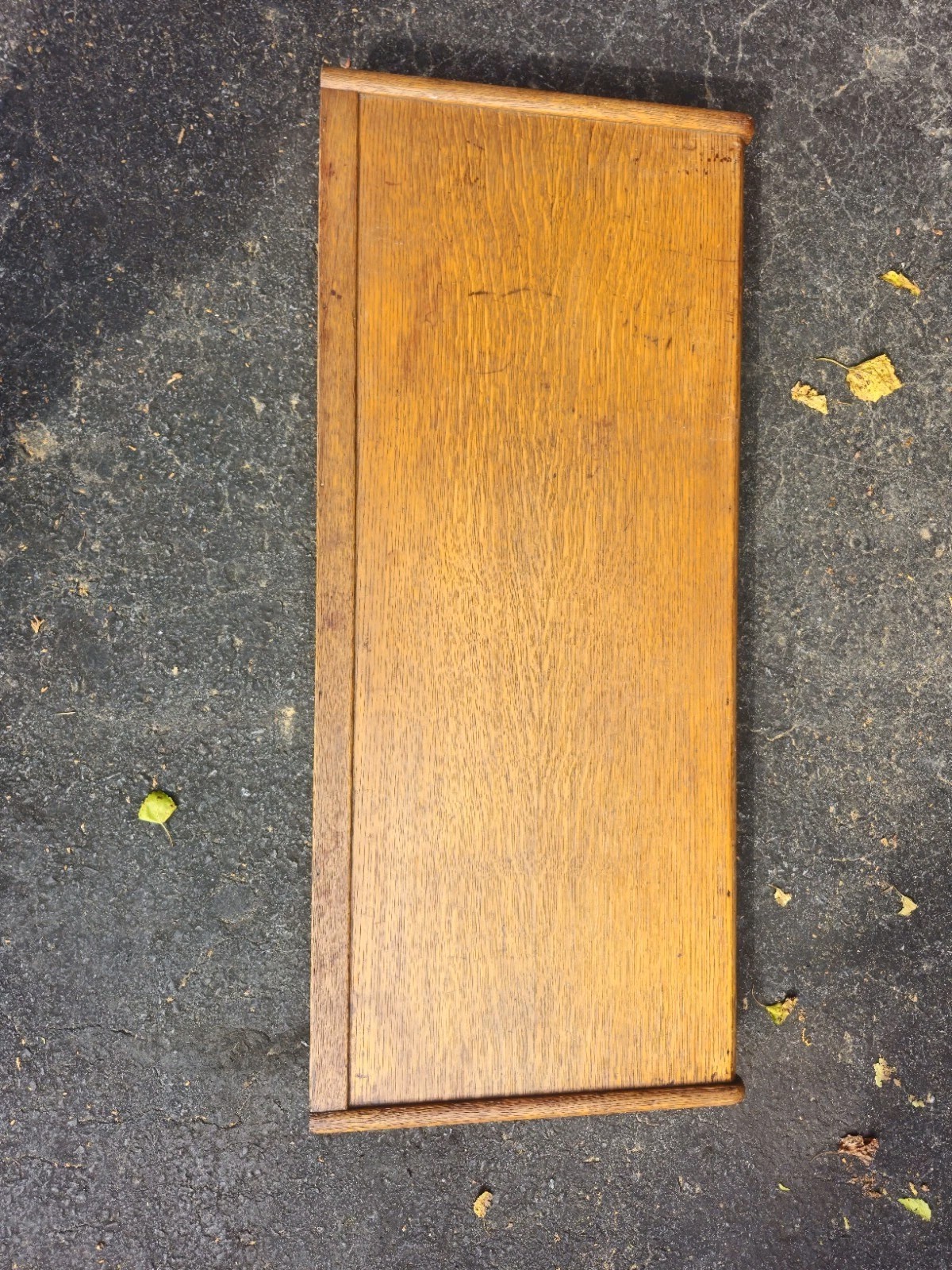 Globe 17in X 41.5in Ogee Tiger Oak Stacking Office File Top