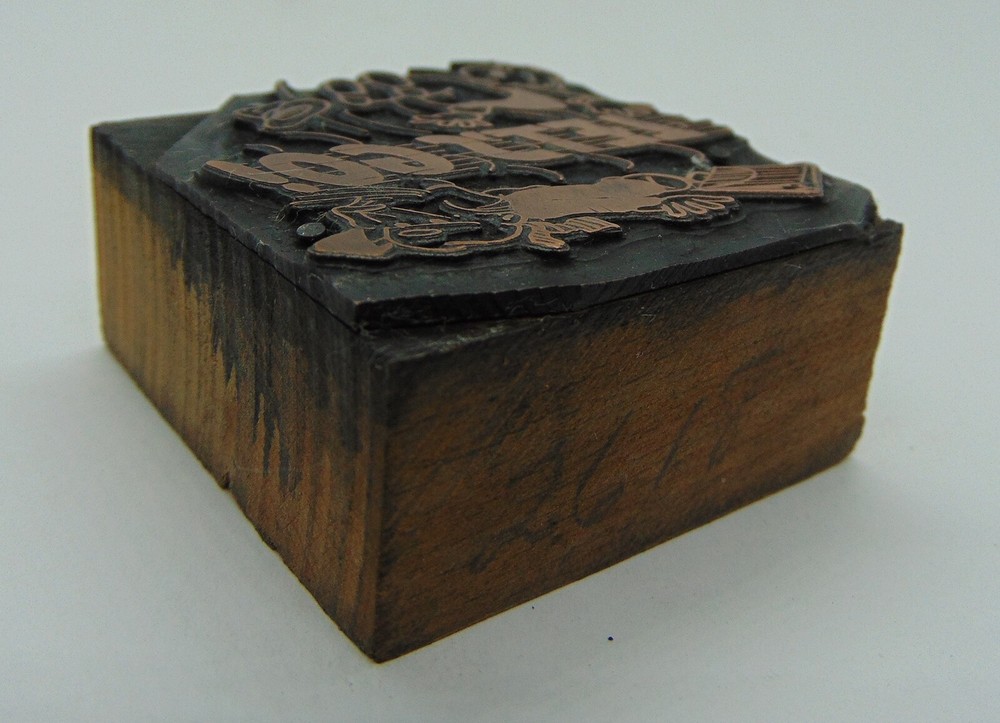 Printing Letterpress Printers Block Let's Go!