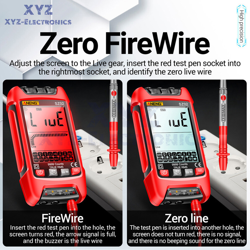 SZ01 SZ02 Digital Multimeter Voltmeter Resistance Capacitance Transistor Tester