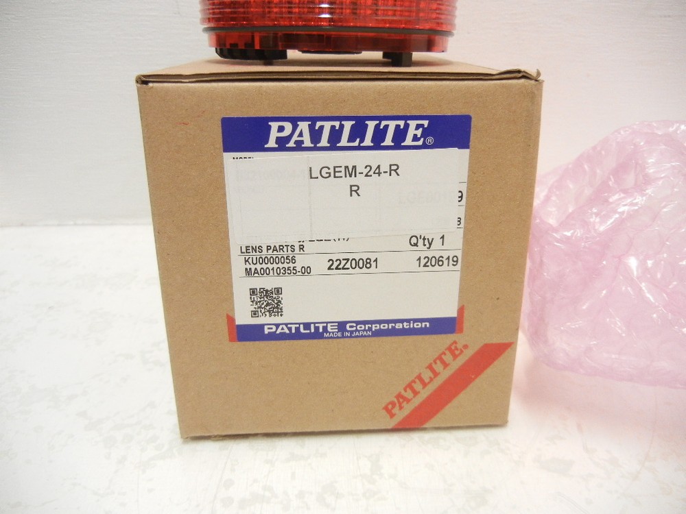 PATLITE LGEM-24-R NEW RED LENS STACK LIGHT LED MODULE LGEM24R