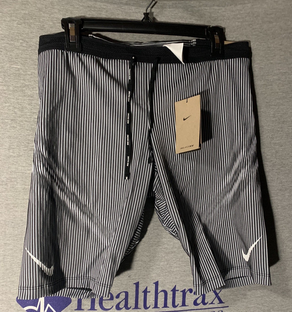 Nike Men's Aeroswift Dri-FIT ADV Tights 1/2 Length Running FN3369-013 Sz L