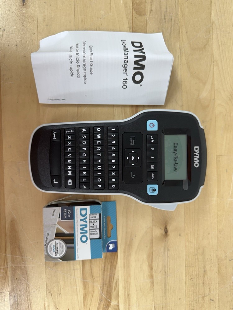 *Dymo* Label Manager Label Maker 160 W/ Standard Label D1 Bundle