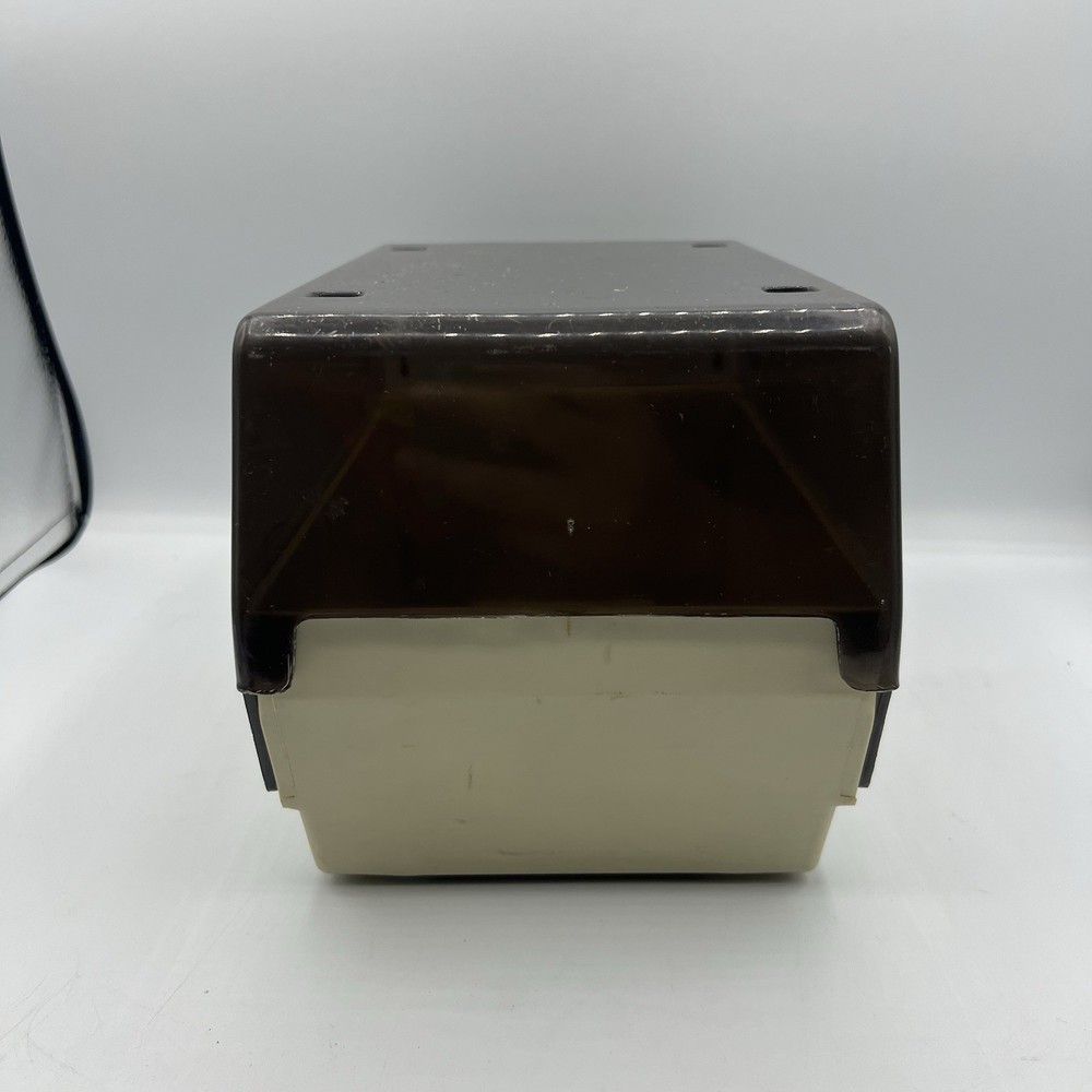 QVS Floppy Disk Plastic Storage Case With Hinged Top - Vintage