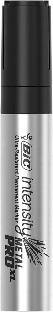 BIC Intensity Pro XL Permanent Marker Extra Large Chisel Tip Black 12 Count Box