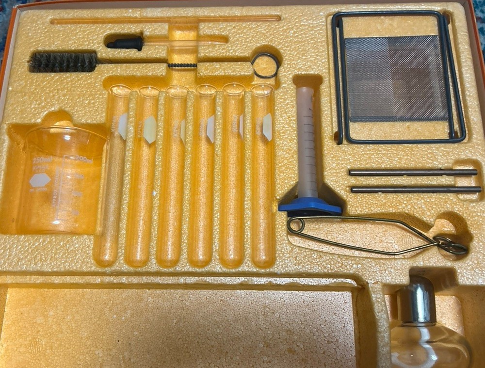 Vintage Mr. Wizard's Experiments in Chemistry Set Kimble Labware Incomplete
