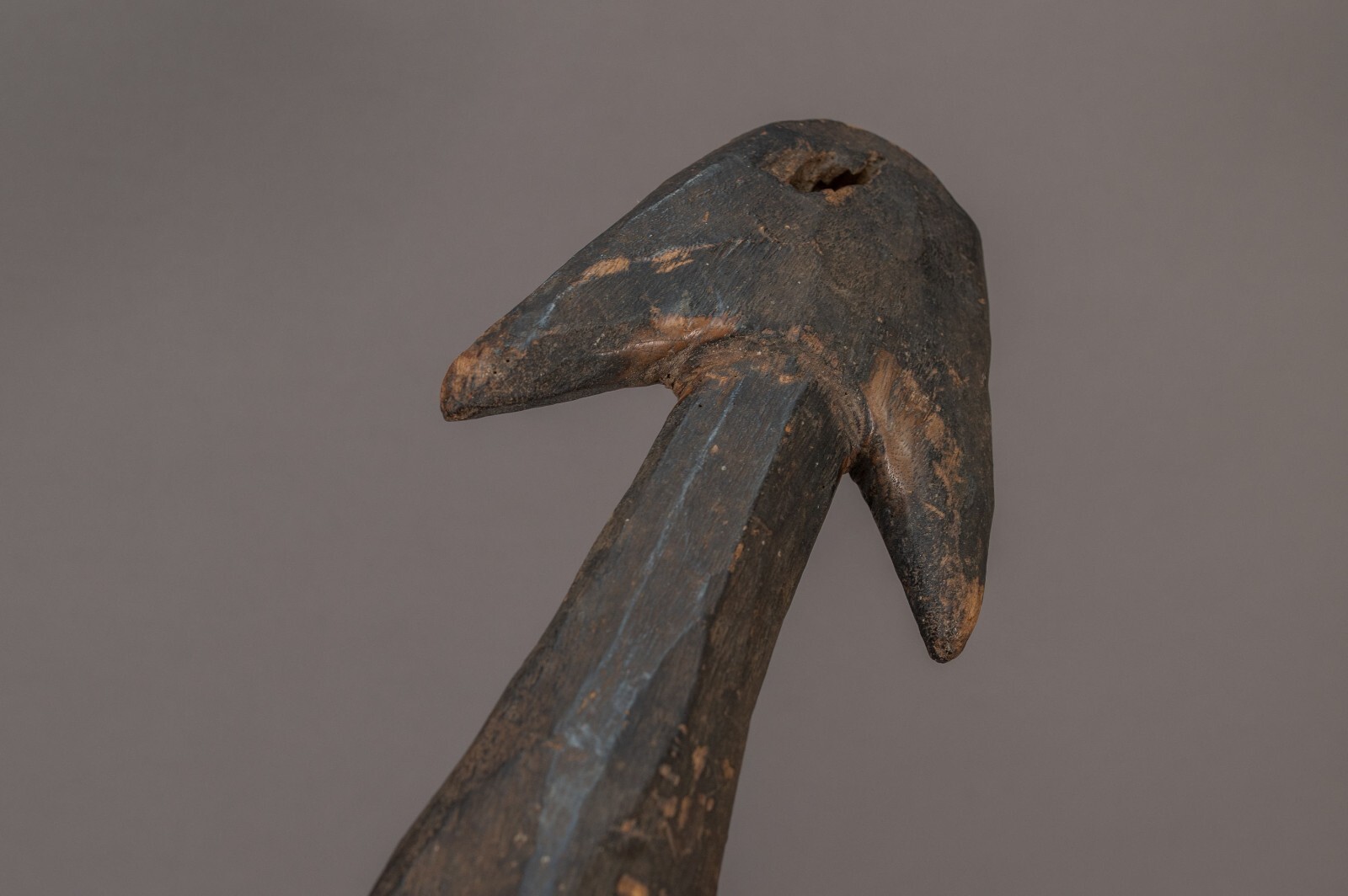 ANTIQUE OCEANIC POLYNESIAN PAPUA NEW GUINEA CARVED ITAMUL MIDDLE SEPIK FOOD HOOK