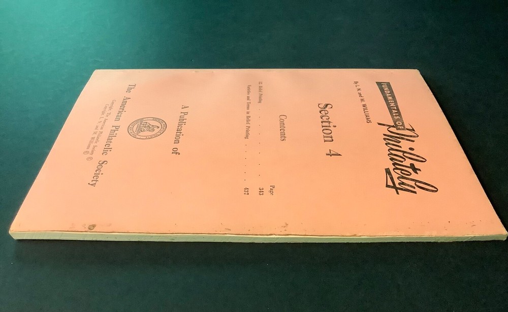 FUNDAMENTALS OF PHILATELY Vols 3-5 1964-68 APS Generously Illustrated Softcover