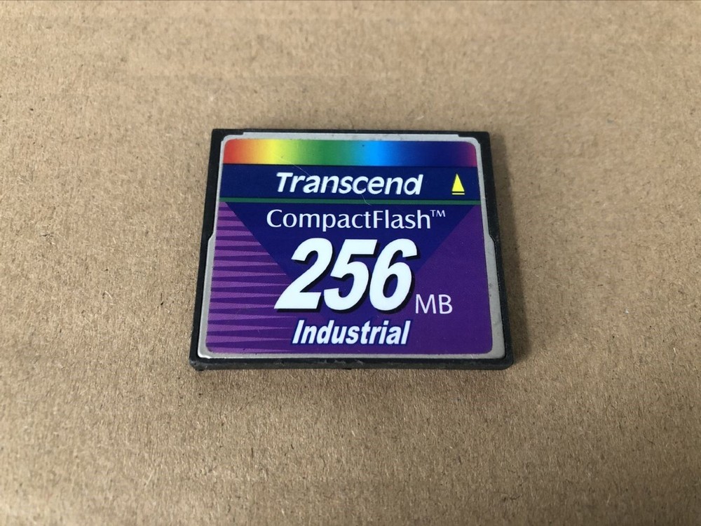 transcend 256mb industrial compactflash CF memory card