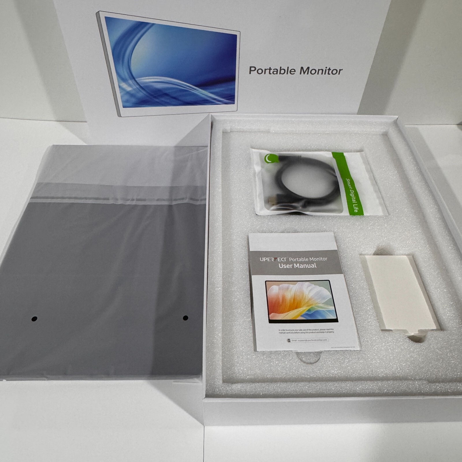 OLED Portable Monitor 16” 3K 120Hz 0.1ms, 500 Nits, 100% DCI-P3, Ultra-Slim