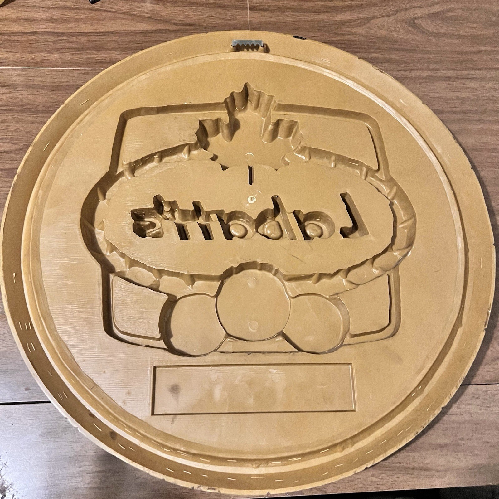 Labatt’s Beer Barrel Wall Sign 19” Vintage 3D Canadian Brewery Bar Decor