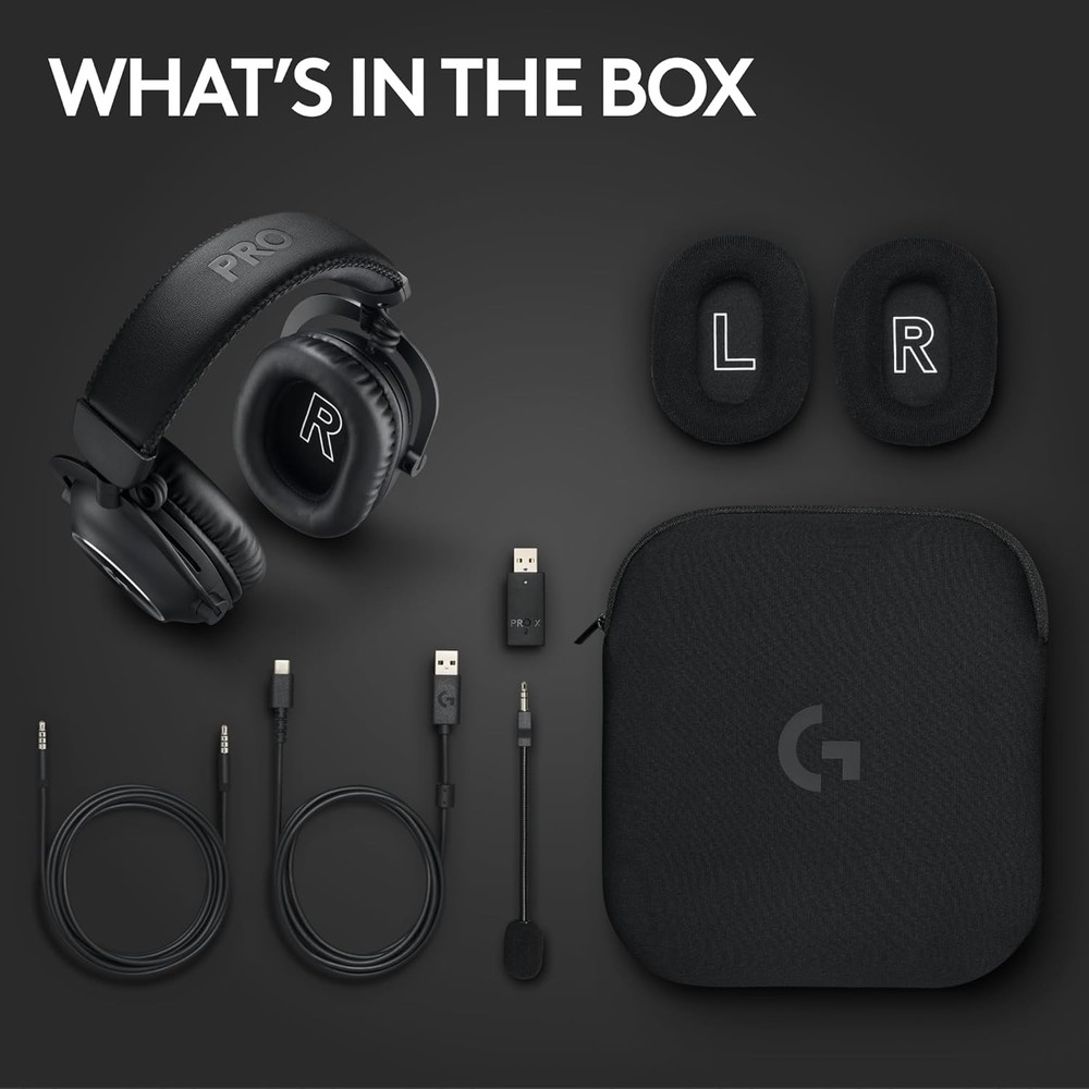 Logitech G PRO X 2 Lightspeed Wireless Gaming Headset 50mm Drivers PS5 PC Switch